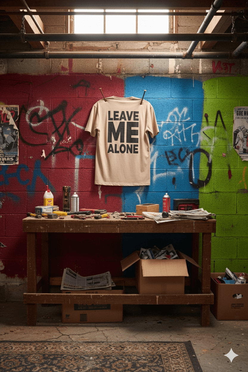 LEAVE ME ALONE Oversized T-Shirt