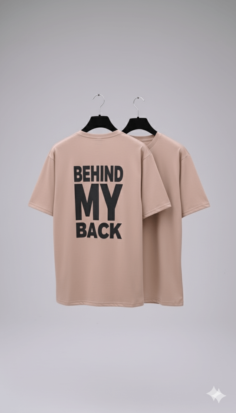 BEHIND MY BACK Oversized T-Shirt