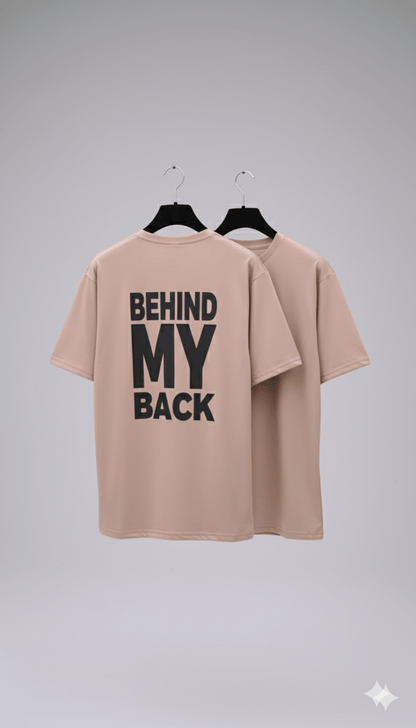 BEHIND MY BACK Oversized T-Shirt