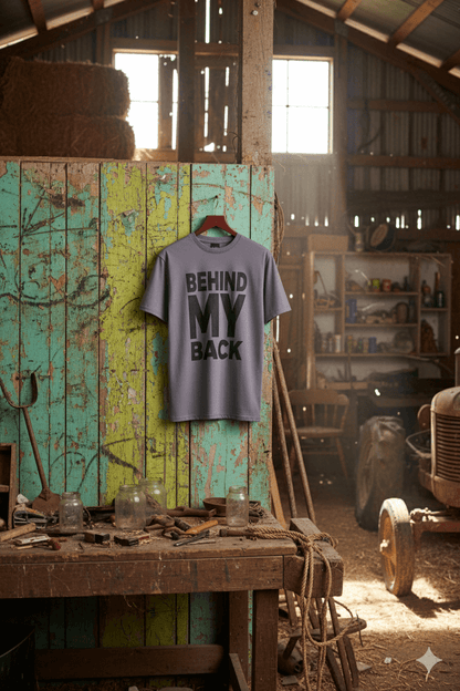 BEHIND MY BACK Oversized T-Shirt